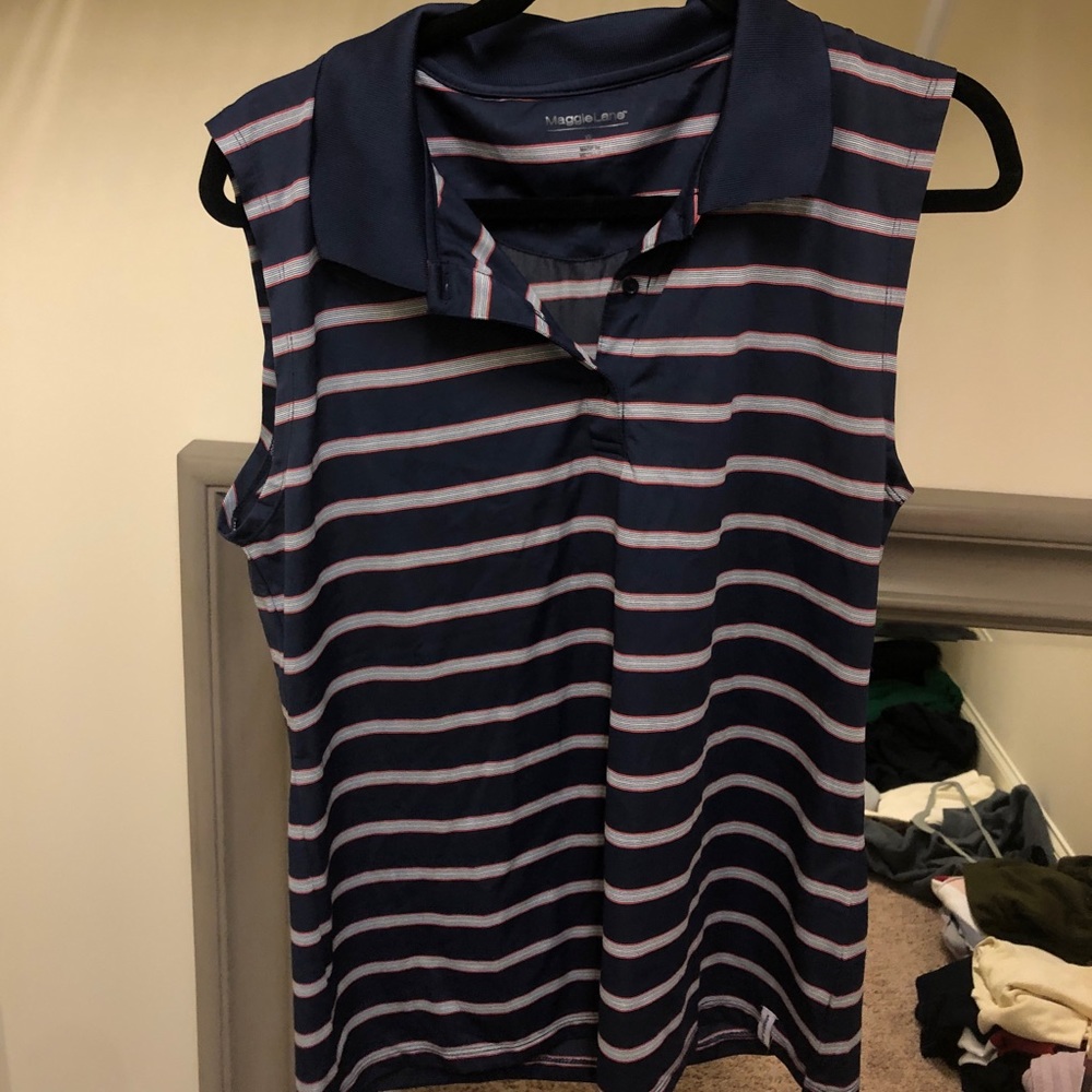 stripe women’s golf tank!